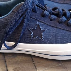 Converse One Star Navy Blue Canvas